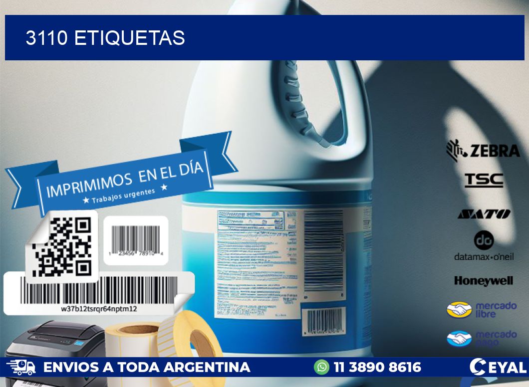 3110 ETIQUETAS