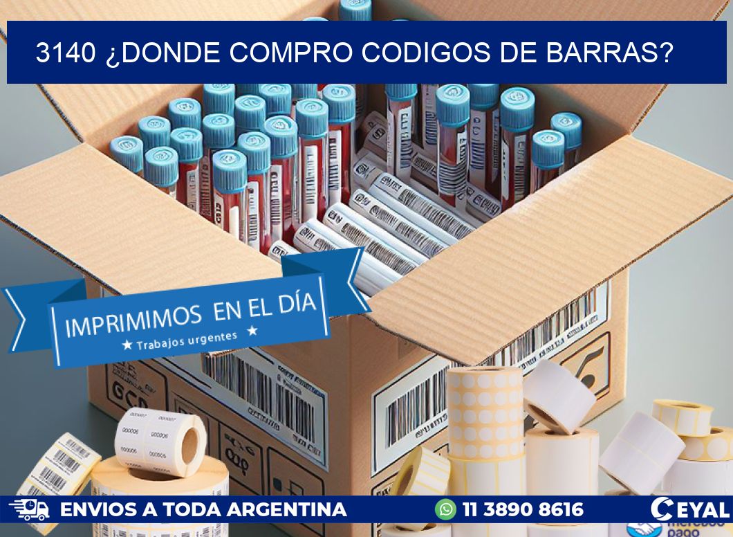 3140 ¿DONDE COMPRO CODIGOS DE BARRAS?