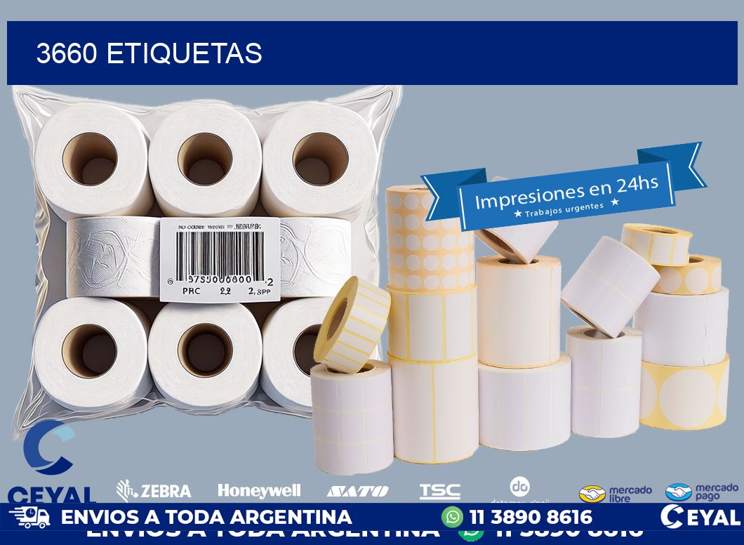 3660 ETIQUETAS