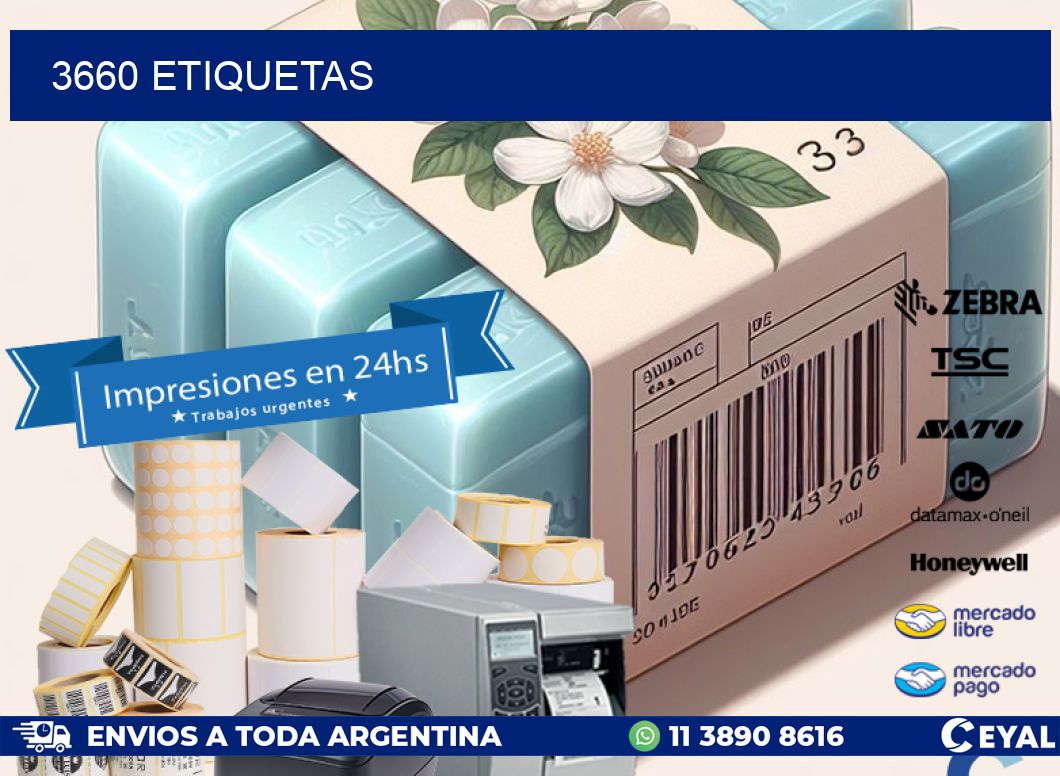 3660 ETIQUETAS