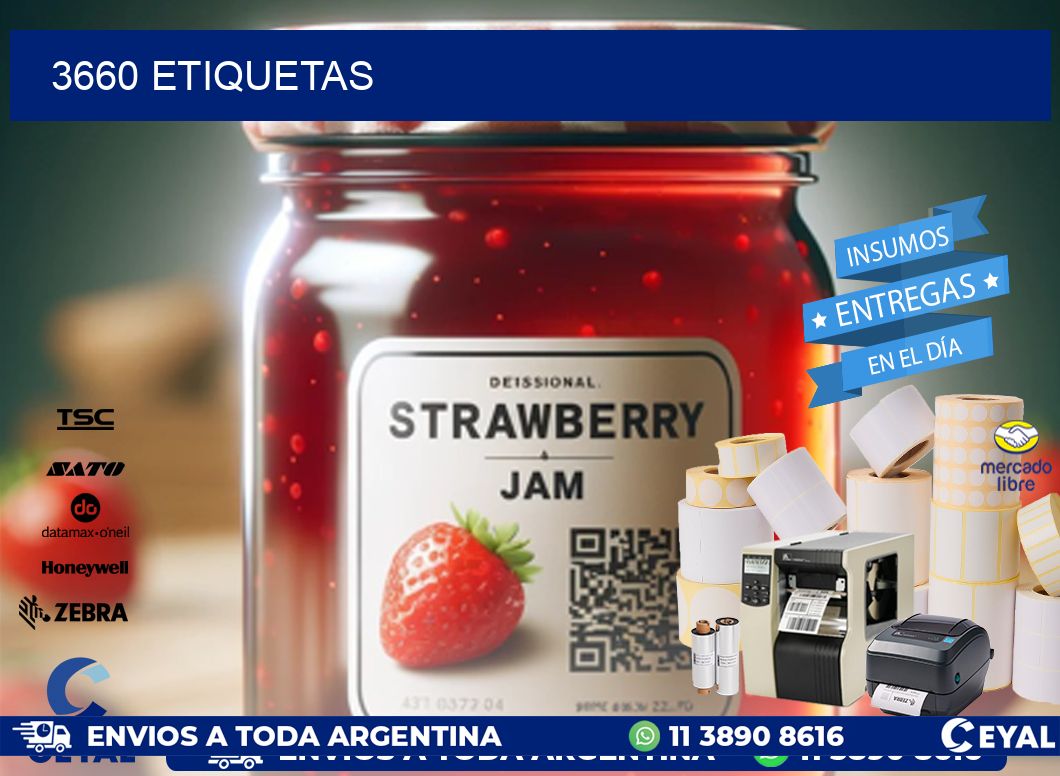3660 ETIQUETAS
