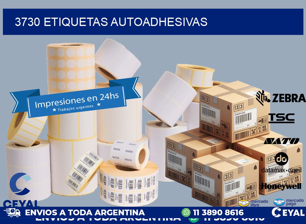 3730 ETIQUETAS AUTOADHESIVAS