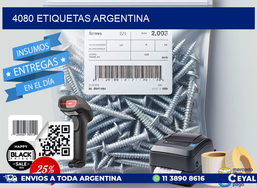 4080 ETIQUETAS ARGENTINA