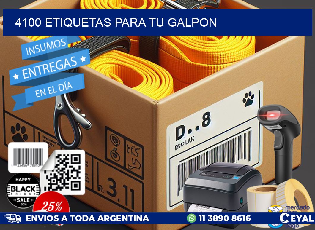 4100 ETIQUETAS PARA TU GALPON