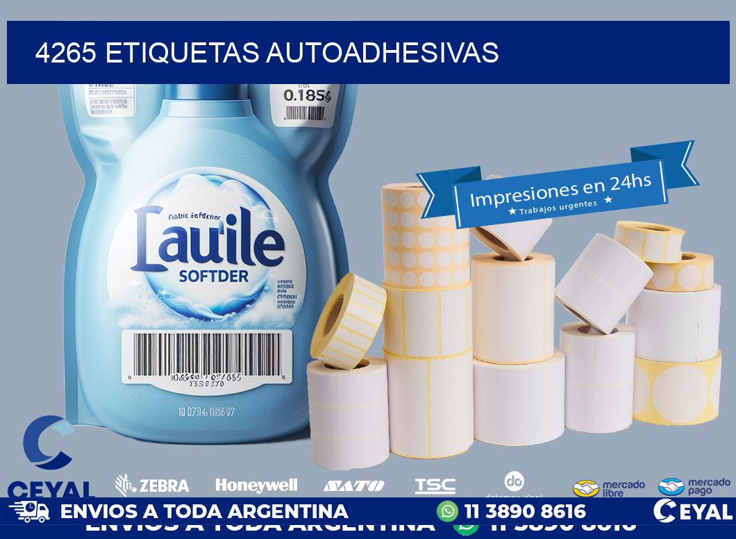 4265 ETIQUETAS AUTOADHESIVAS