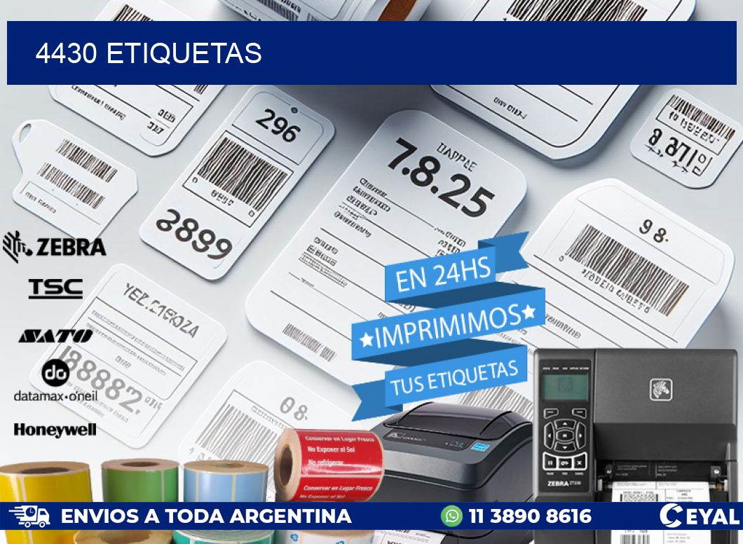 4430 ETIQUETAS
