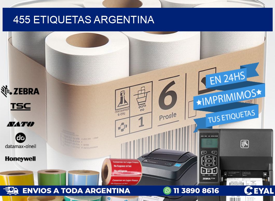 455 ETIQUETAS ARGENTINA