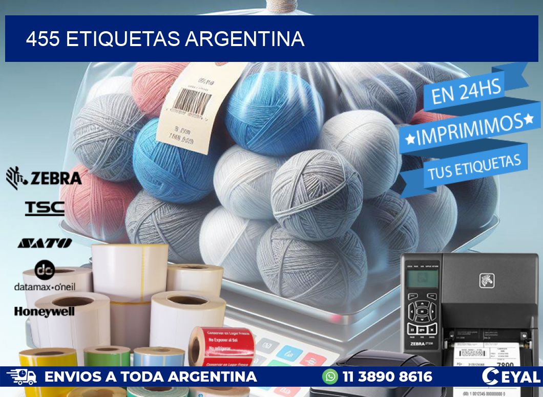 455 ETIQUETAS ARGENTINA