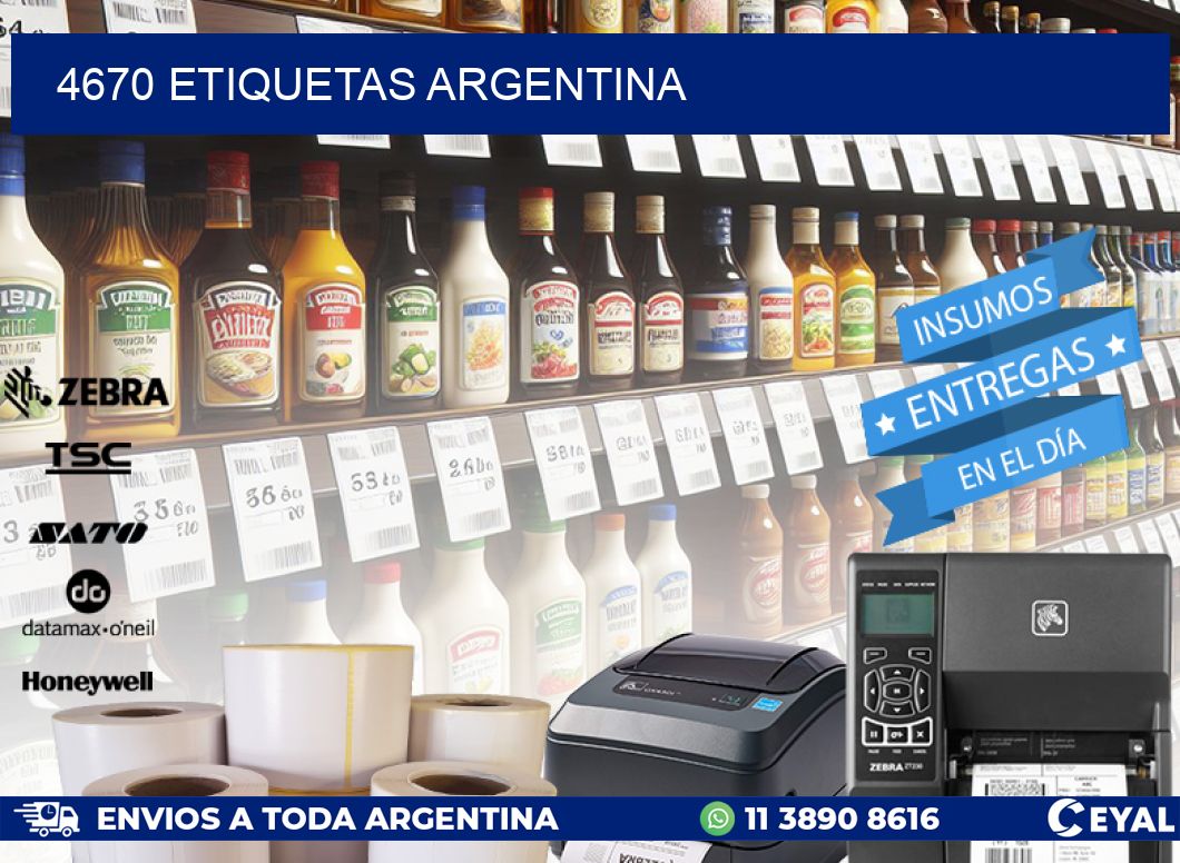 4670 ETIQUETAS ARGENTINA