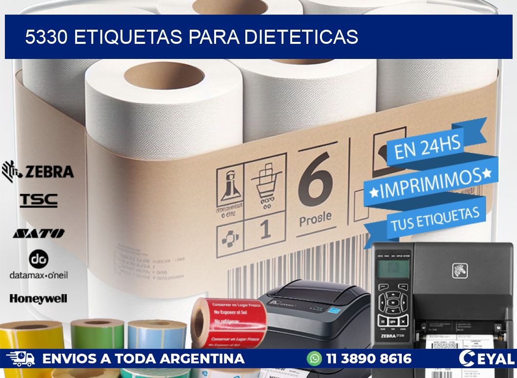 5330 ETIQUETAS PARA DIETETICAS