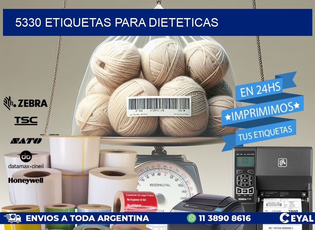 5330 ETIQUETAS PARA DIETETICAS