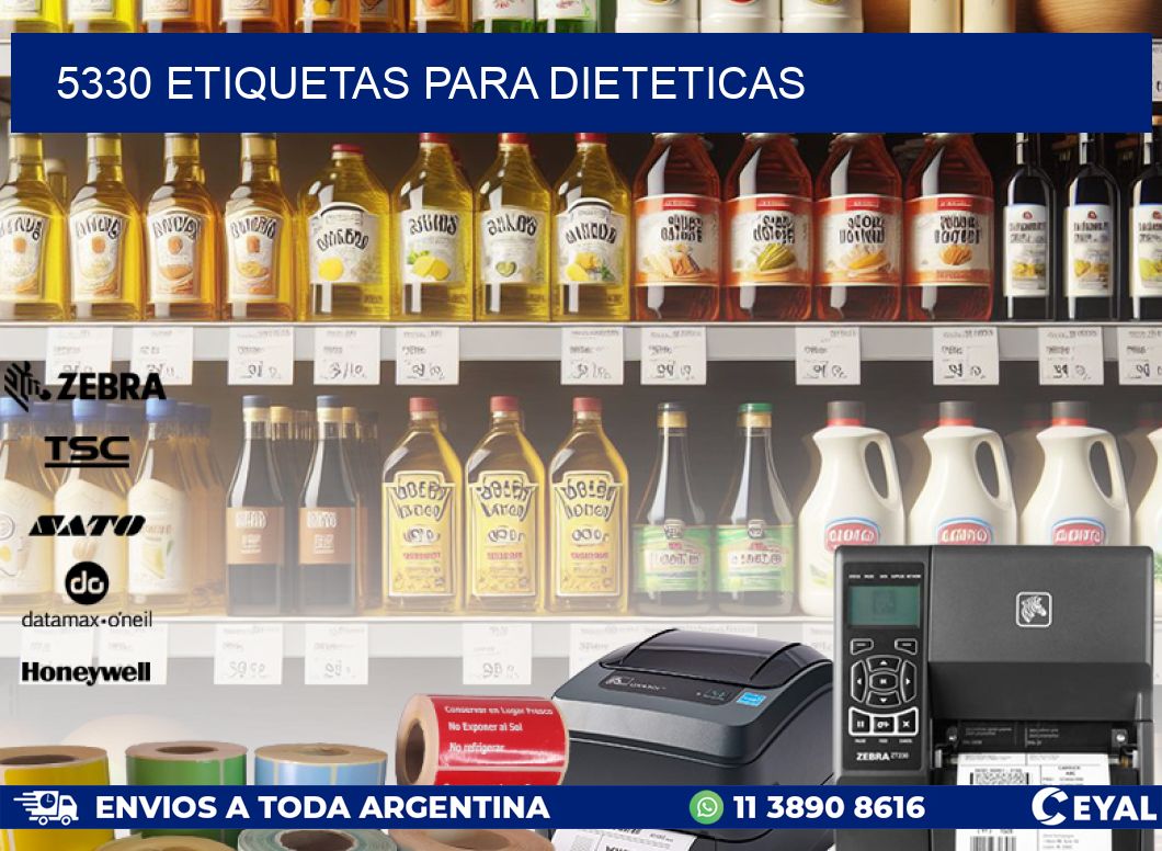 5330 ETIQUETAS PARA DIETETICAS