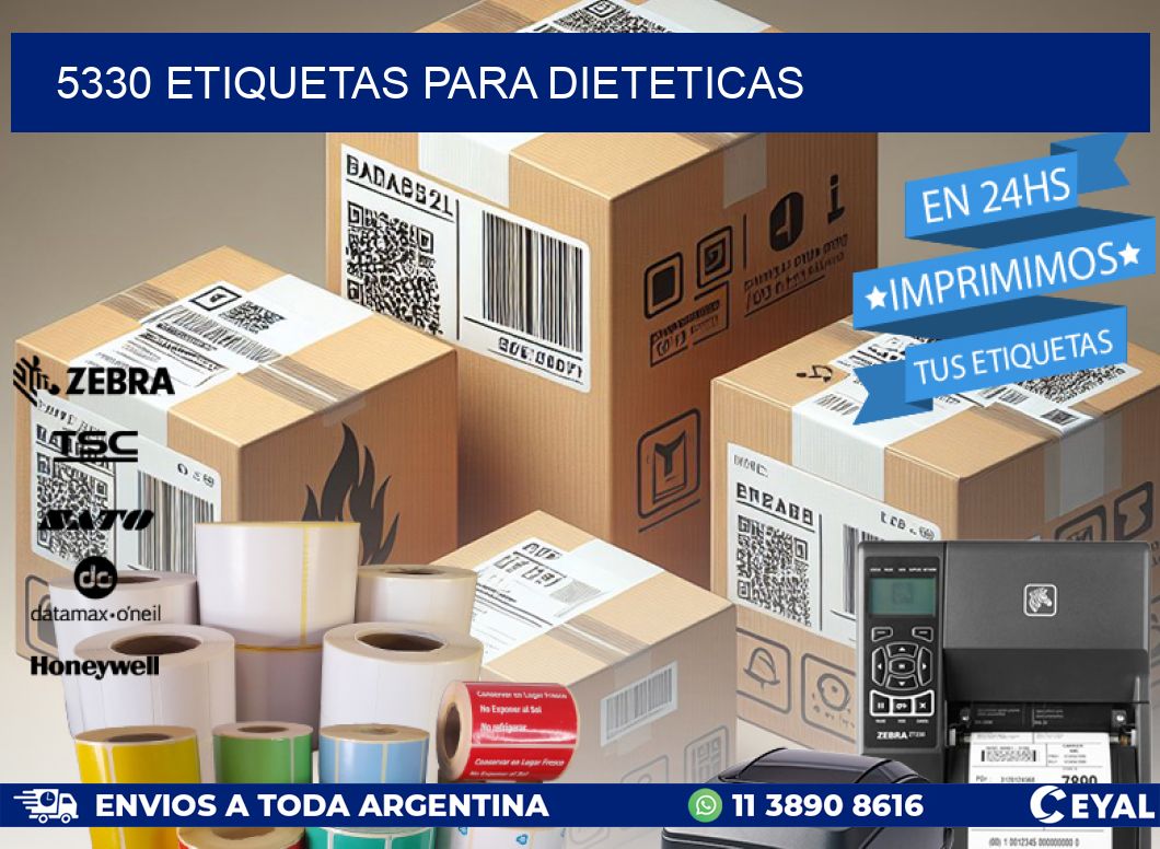 5330 ETIQUETAS PARA DIETETICAS