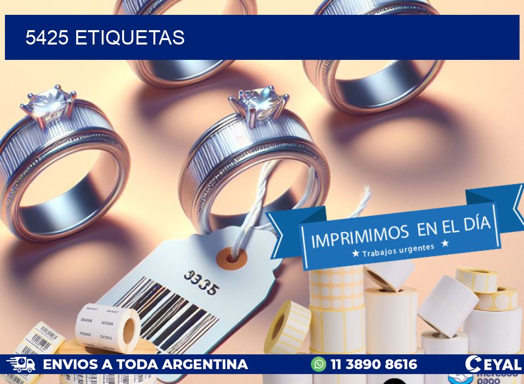 5425 ETIQUETAS