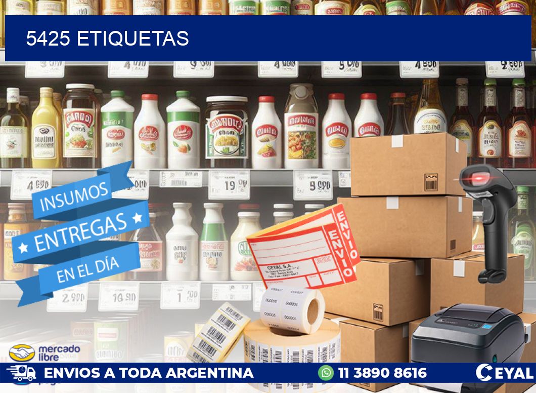 5425 ETIQUETAS