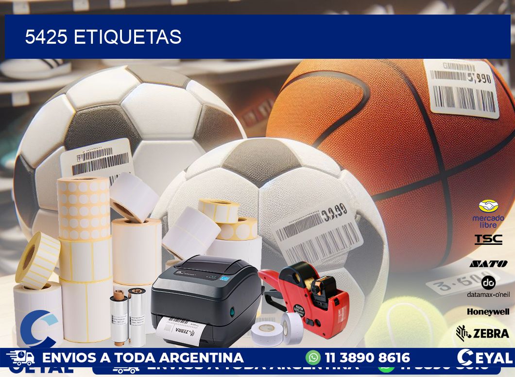 5425 ETIQUETAS