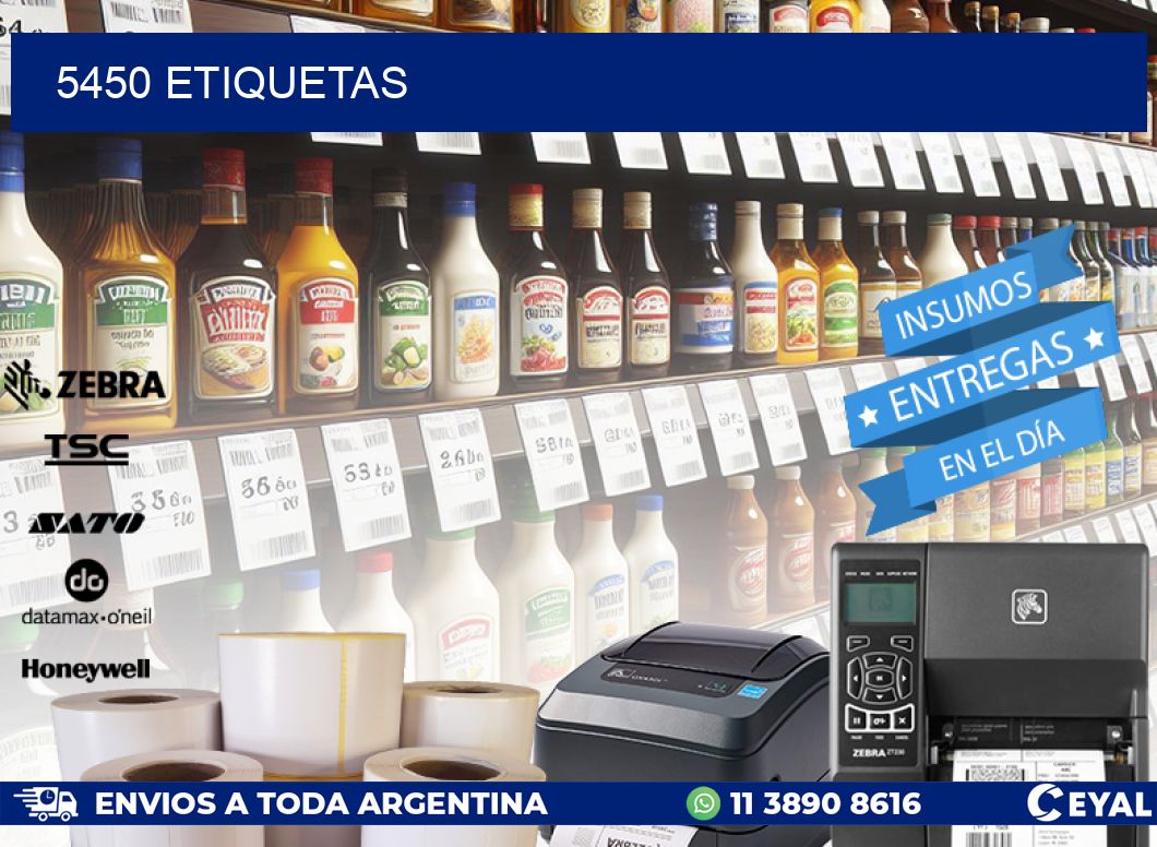5450 ETIQUETAS