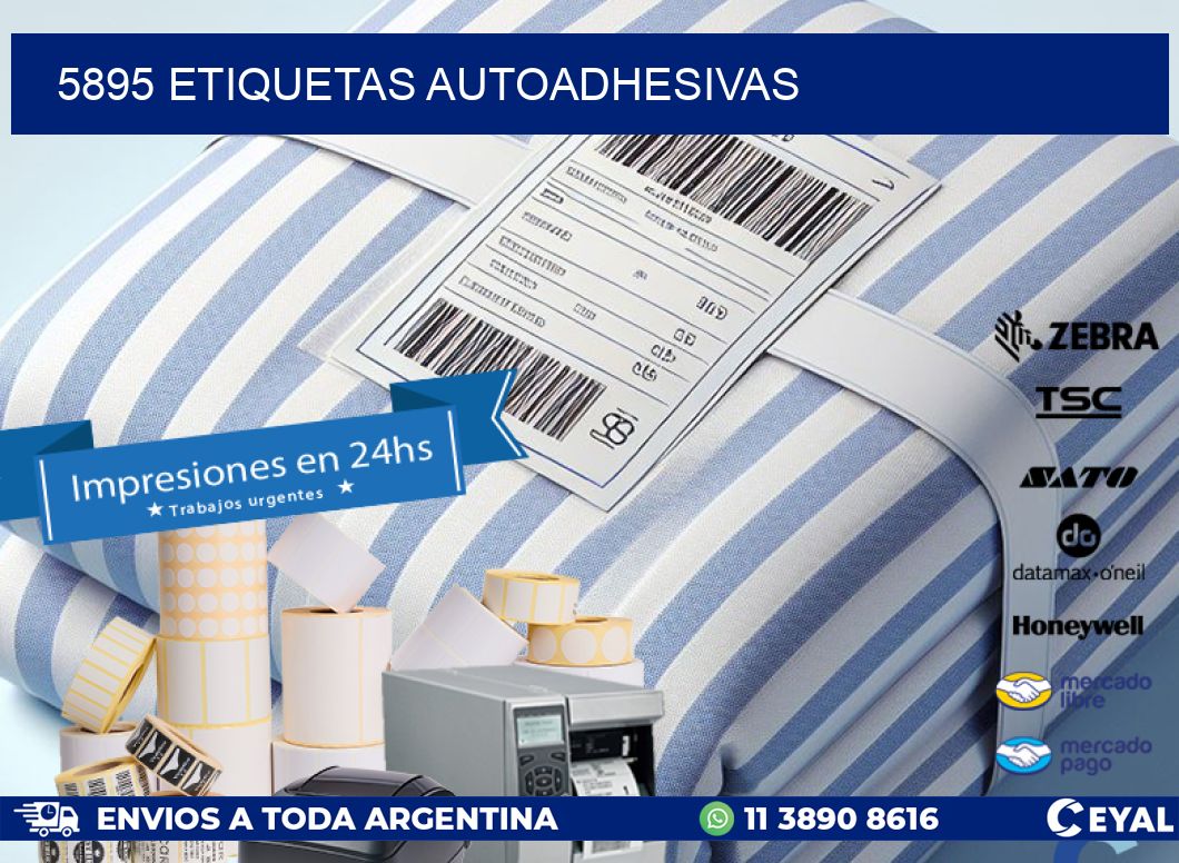 5895 ETIQUETAS AUTOADHESIVAS