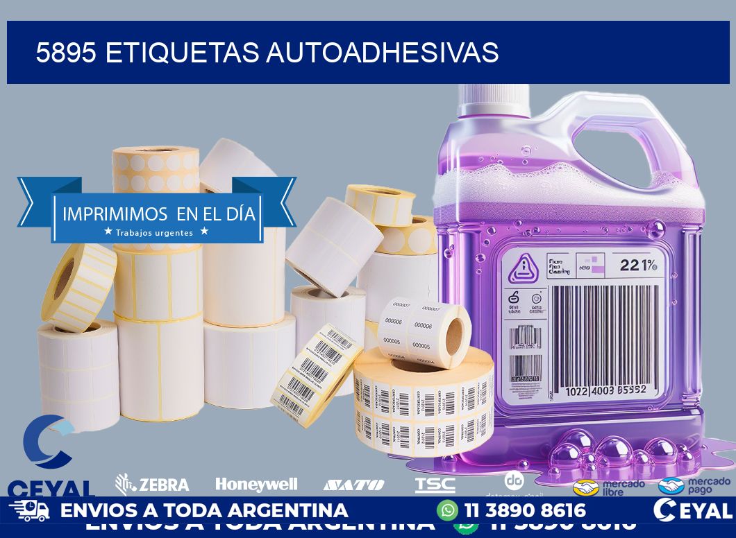 5895 ETIQUETAS AUTOADHESIVAS