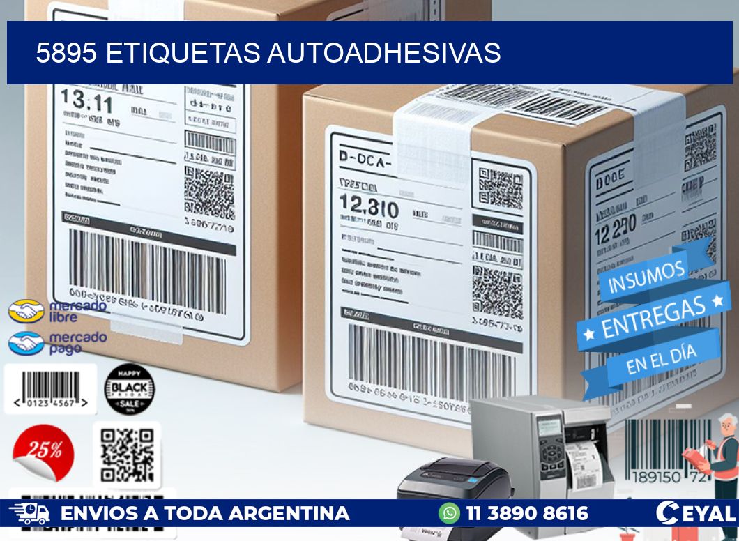 5895 ETIQUETAS AUTOADHESIVAS