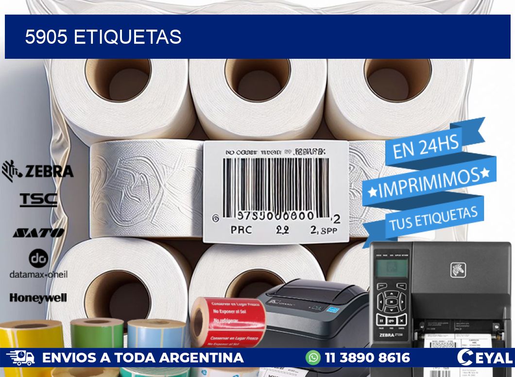 5905 ETIQUETAS