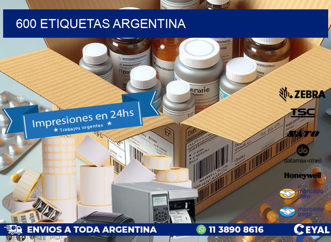 600 ETIQUETAS ARGENTINA