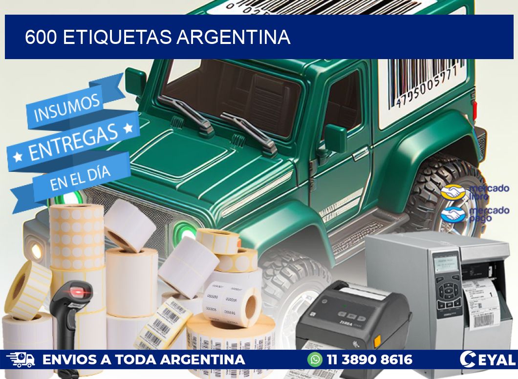 600 ETIQUETAS ARGENTINA