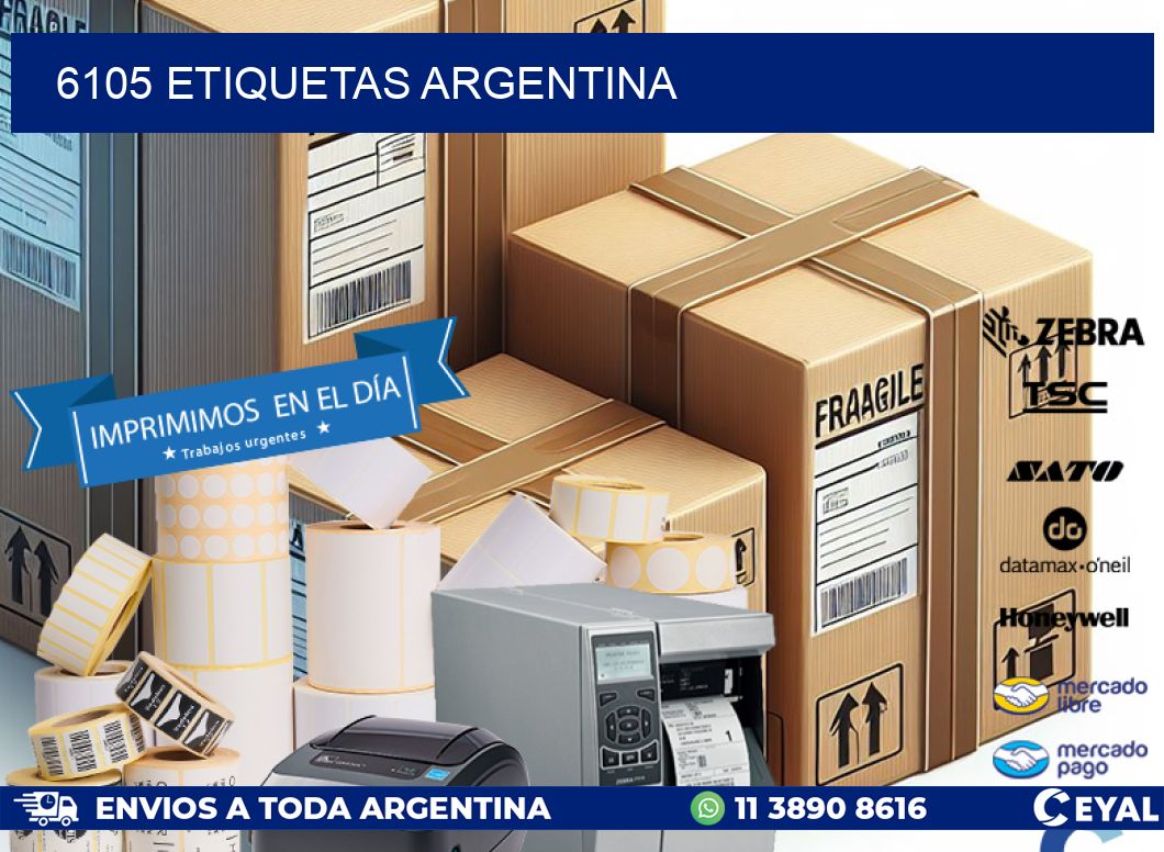 6105 ETIQUETAS ARGENTINA