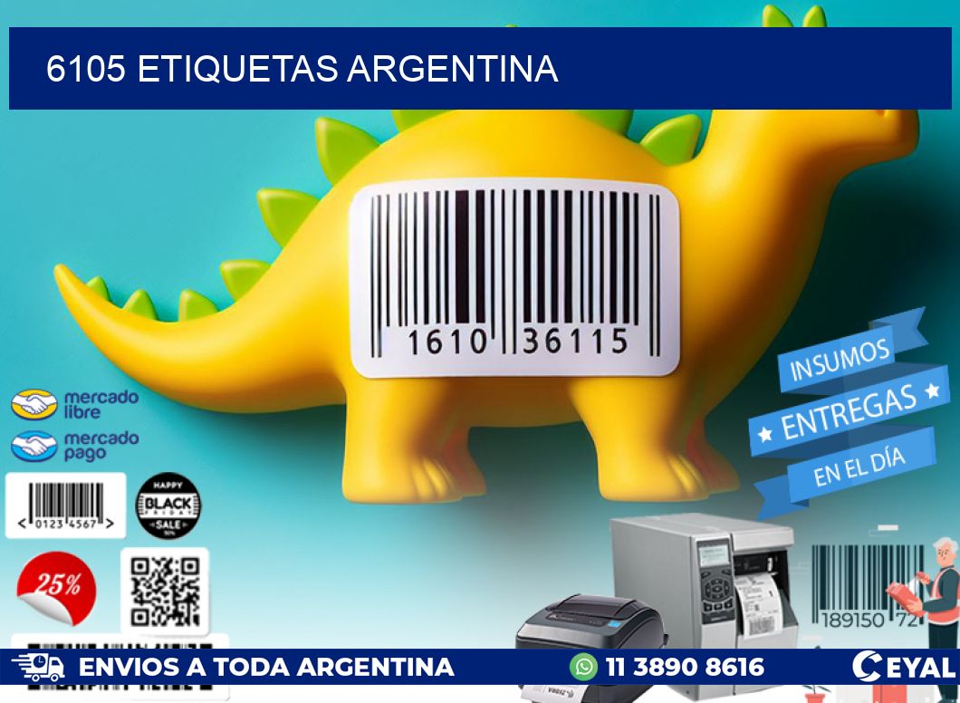 6105 ETIQUETAS ARGENTINA