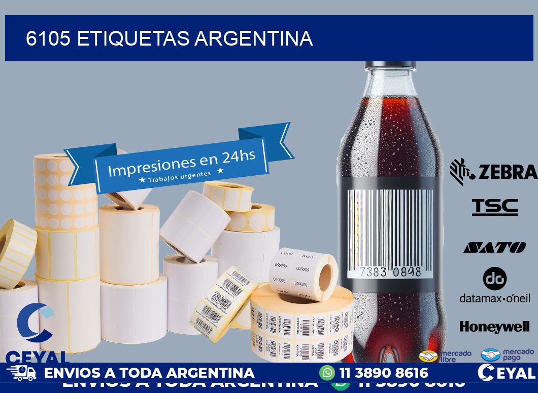 6105 ETIQUETAS ARGENTINA