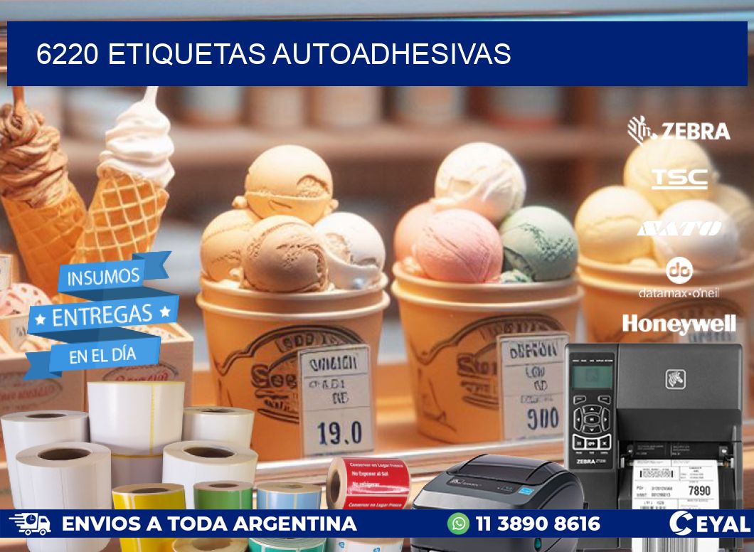 6220 ETIQUETAS AUTOADHESIVAS