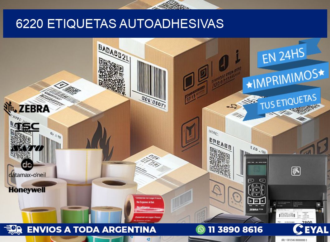 6220 ETIQUETAS AUTOADHESIVAS