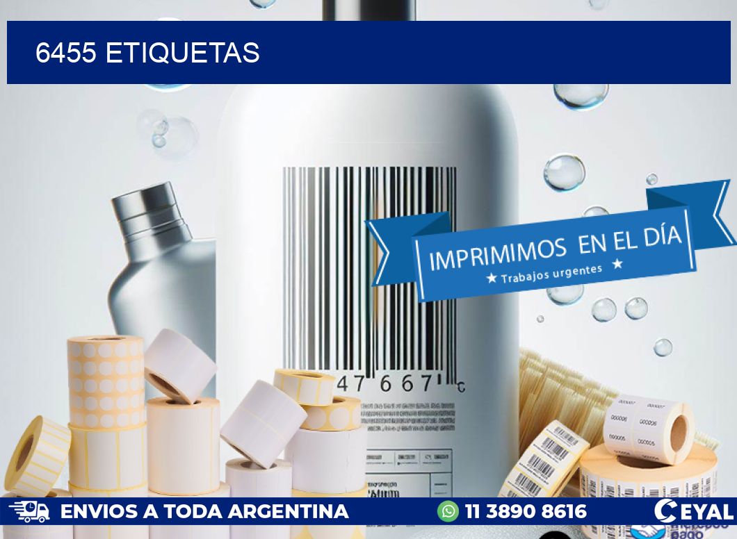 6455 ETIQUETAS