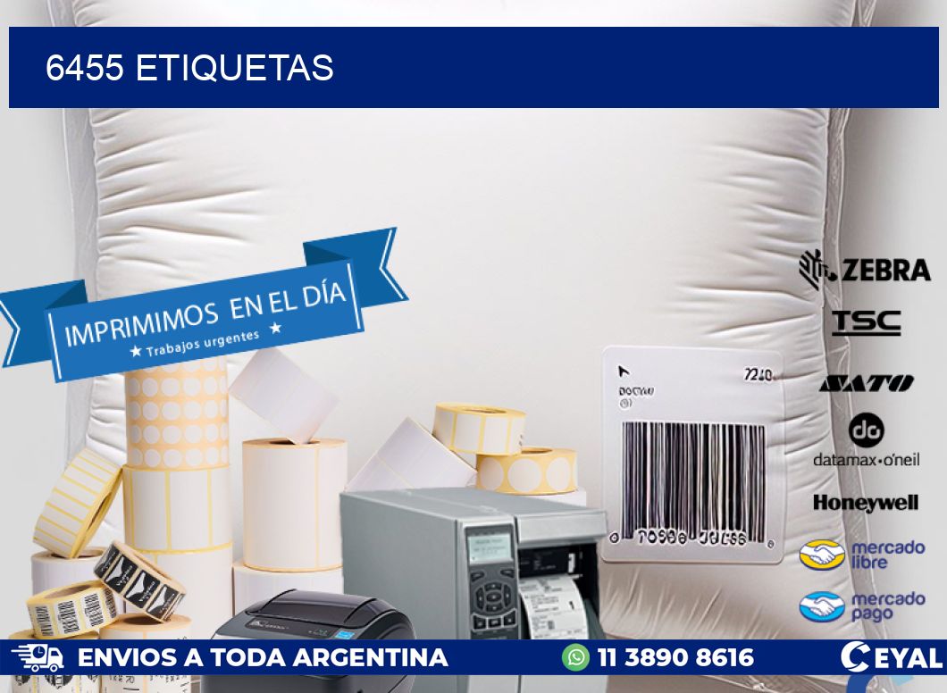 6455 ETIQUETAS