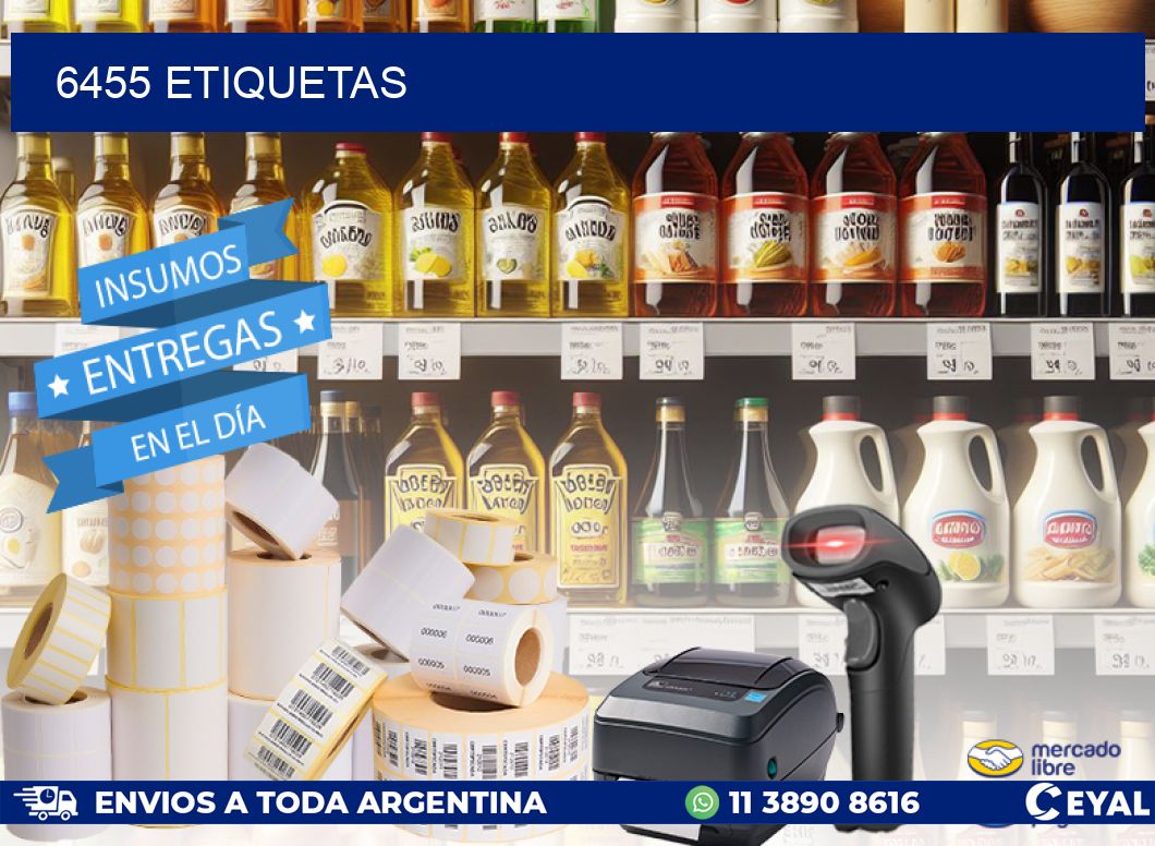 6455 ETIQUETAS
