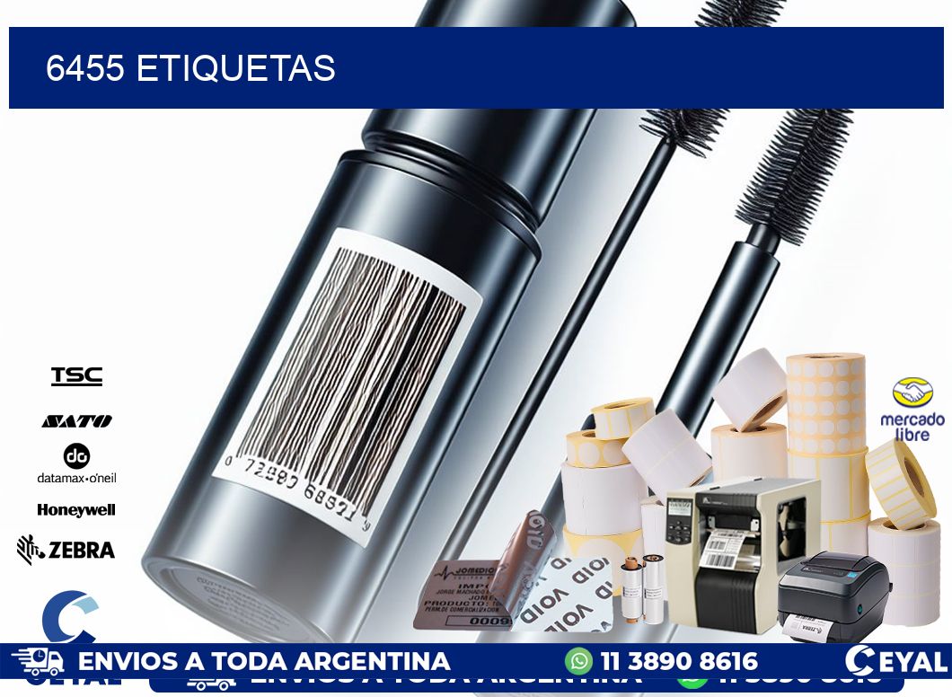 6455 ETIQUETAS
