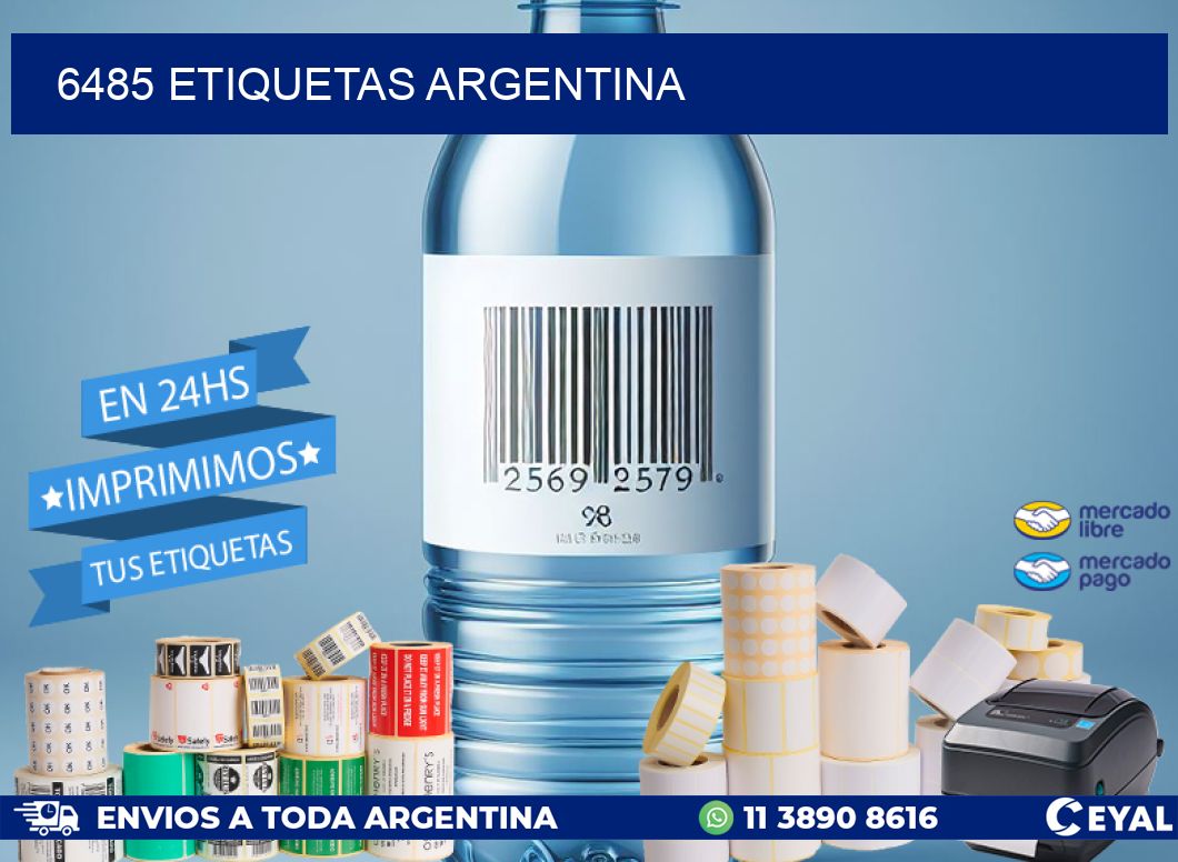 6485 ETIQUETAS ARGENTINA