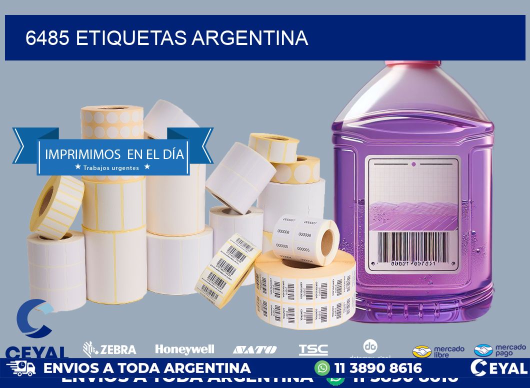6485 ETIQUETAS ARGENTINA
