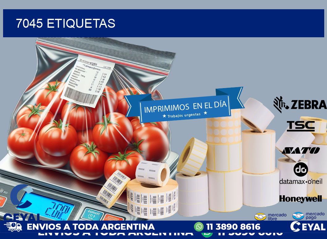 7045 ETIQUETAS