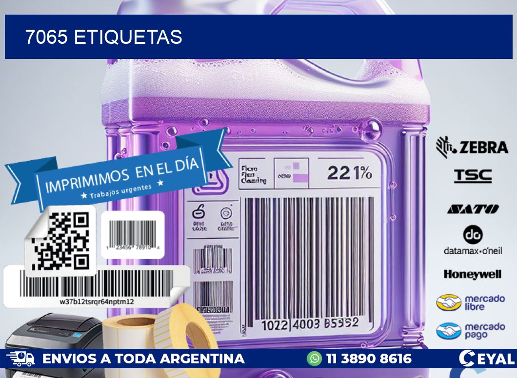 7065 ETIQUETAS