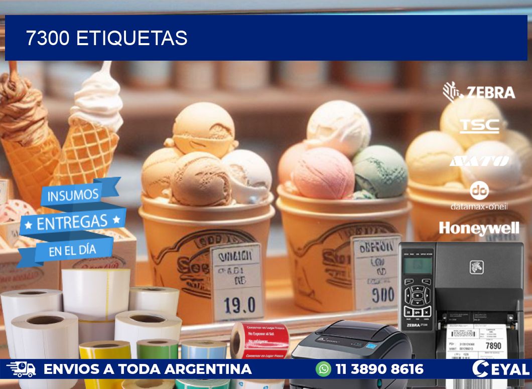 7300 ETIQUETAS