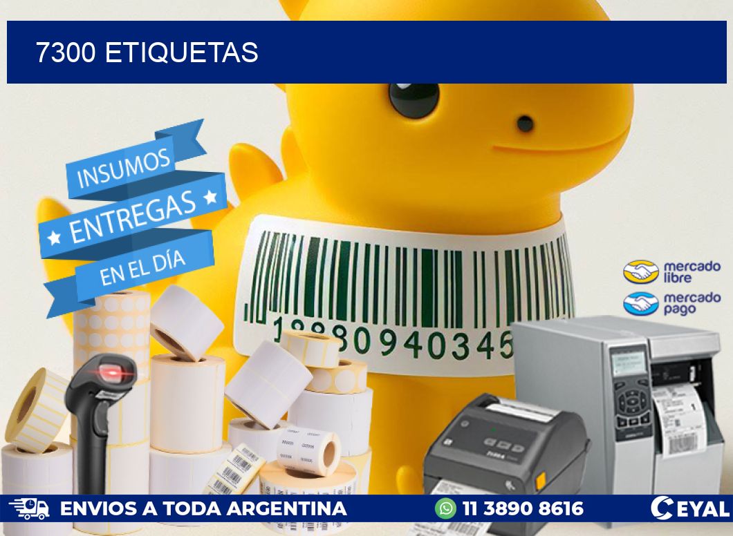 7300 ETIQUETAS