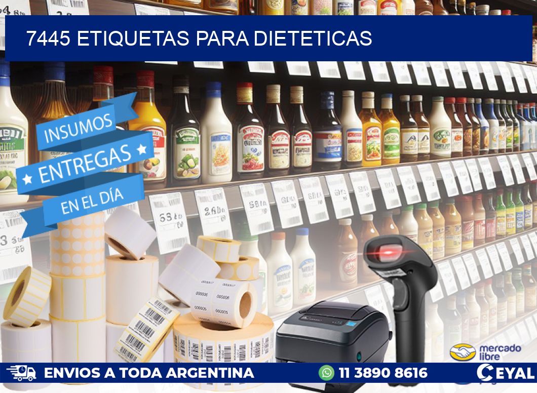 7445 ETIQUETAS PARA DIETETICAS