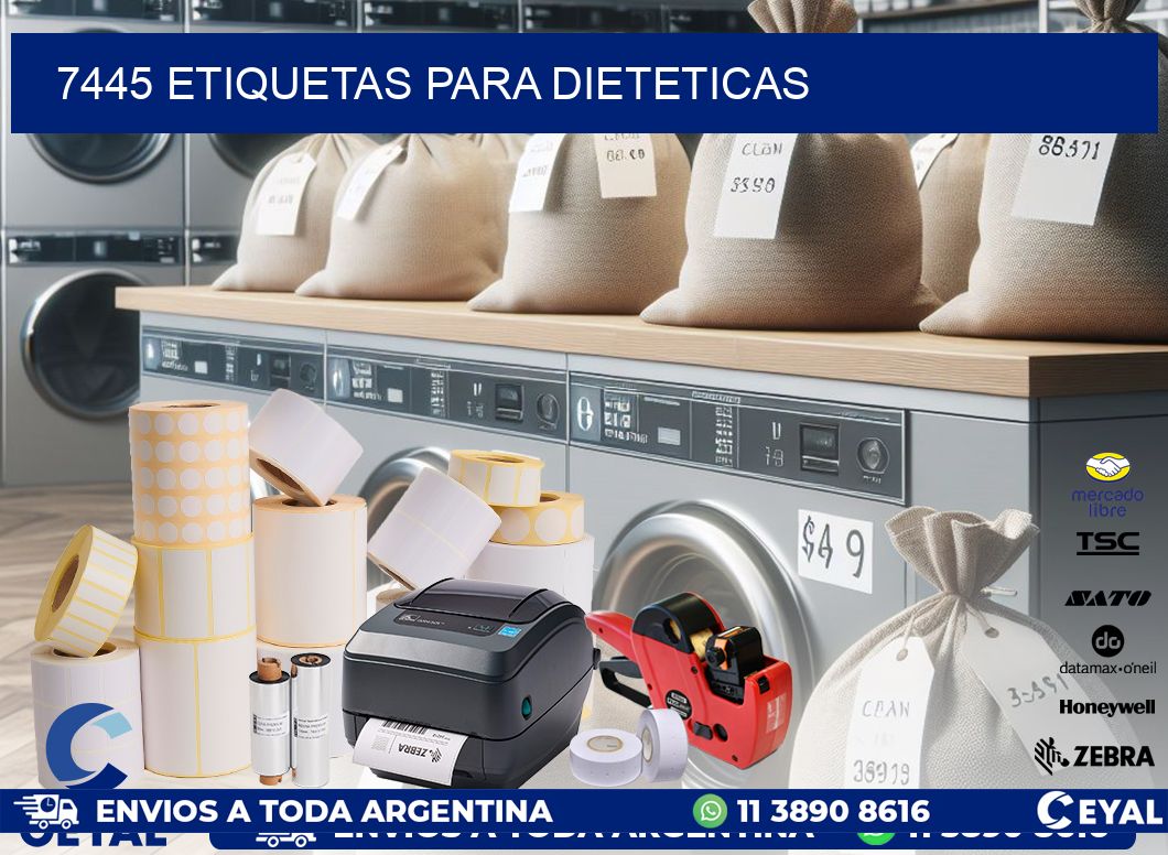 7445 ETIQUETAS PARA DIETETICAS