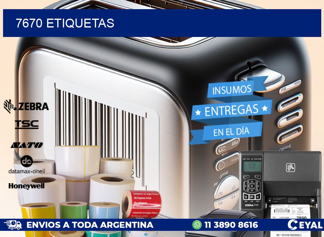 7670 ETIQUETAS