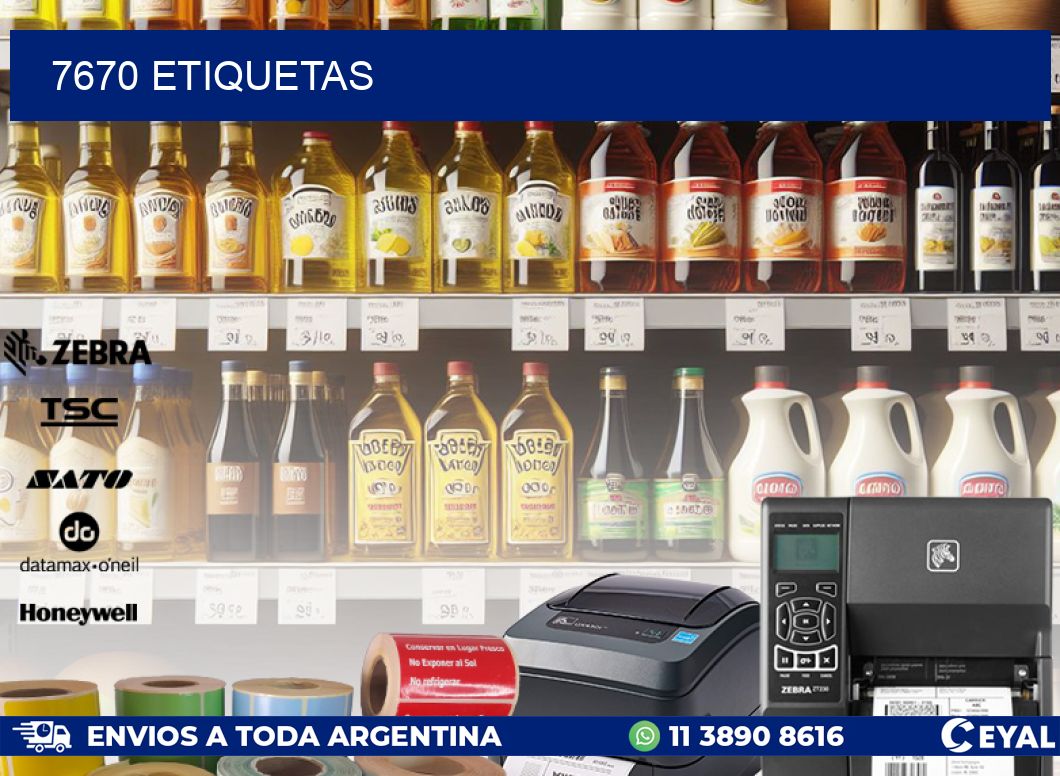 7670 ETIQUETAS