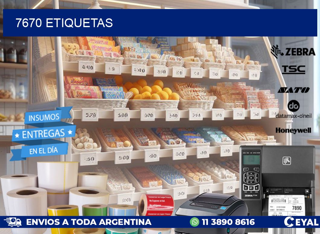 7670 ETIQUETAS