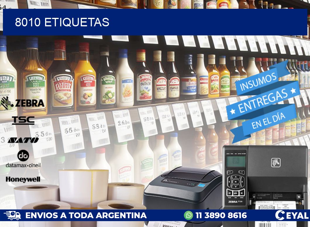 8010 ETIQUETAS