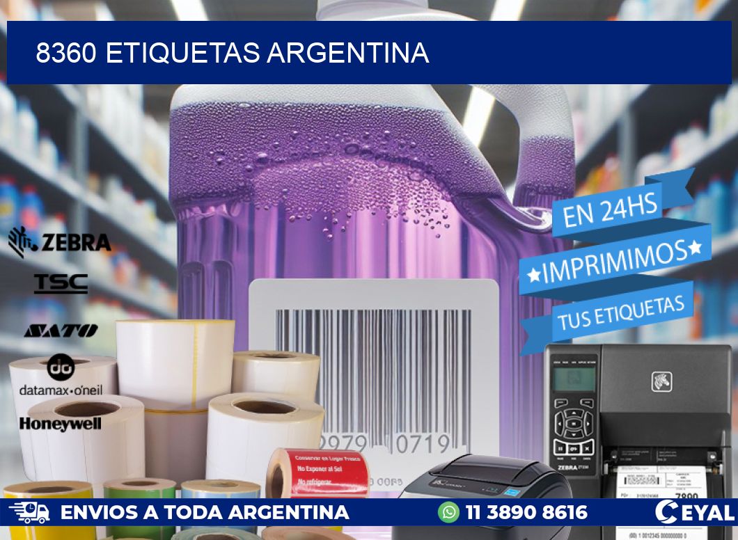 8360 ETIQUETAS ARGENTINA