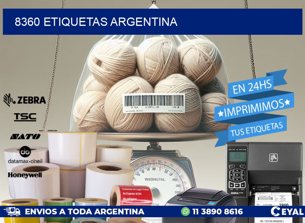 8360 ETIQUETAS ARGENTINA